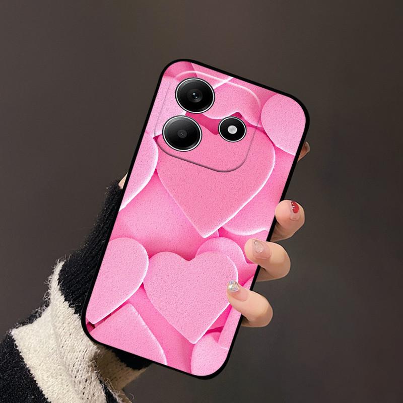 For Redmi Note 14 5G Case Cute Painted Silicone Soft TPU Phone Coque Capa For Redmi Note 14 4G Shockproof Fundas Bumper Cover