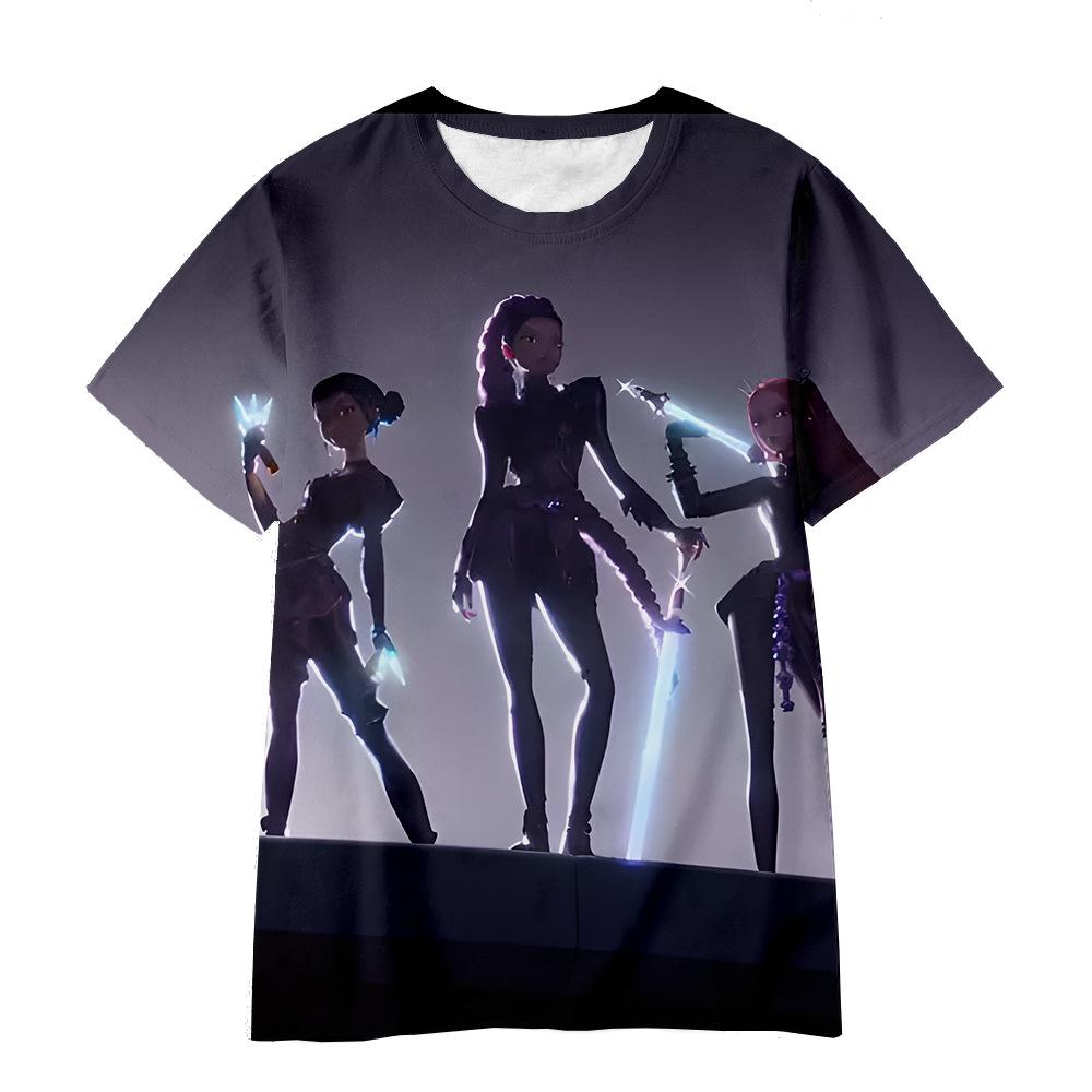 Children's KPop Demon Hunters Graphic T-Shirt In Soft Fabric