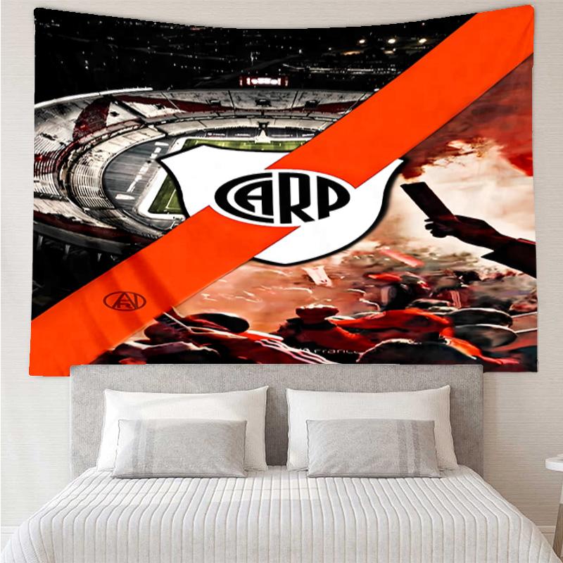Club Atlético River Plate Tapestry for Bedroom Aesthetic Classroom Tapestries Wall Hanging for Living Room Dorm Office,Ideal Creative Gift