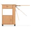Bedside Table - Divit NT2 - Integrated Bed Tray - Adjustable Height and Tilt - Brown