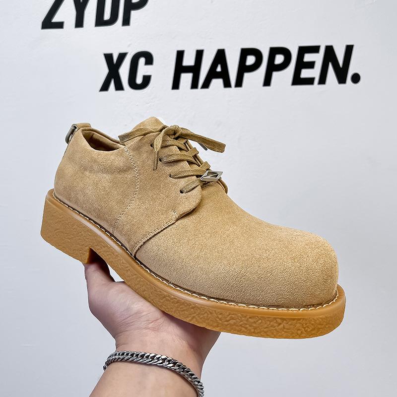 Paris Mickey Derby shoes couple versatile casual leather shoes platform heightening low top big head shoes 14433-A