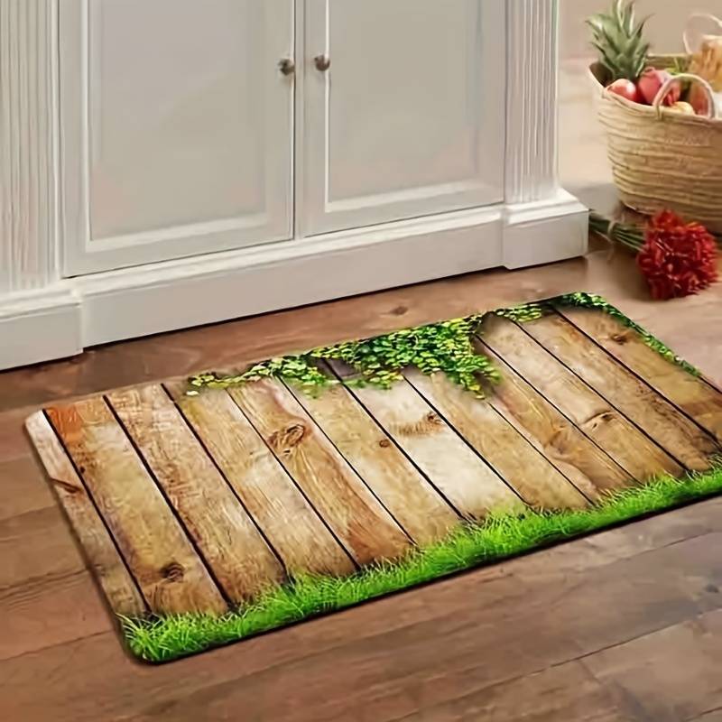 

Коврик для пола в гостиную в стиле кантри, нескользящий, моющийся, ковер для входной двери, кухня, ванная комната, прачечная, украшение для дома 40X60CM (1.3X2FT