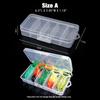 Super Sturdy 5-Compartments Fishing Tackle Storage Box 4 Sizes Portable Organizer Boxes For Fishing Hooks/Baits/Goods