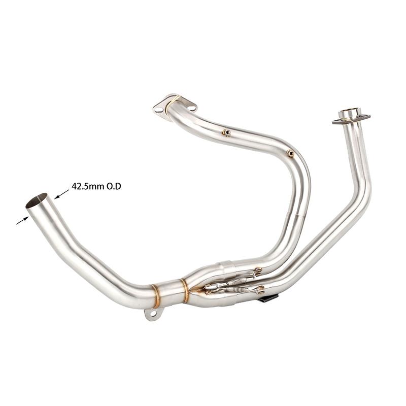 For Honda Transalp XL650V 2000-2007 For Original Muffler Escape Motorcycle Exhaust Header Link Pipe Slip-on