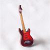 Mini Guitarra Miniatura para 1:6 1:12 Instrumentos Musicais para Casa de Bonecas Adereços de Foto Modelo de Casa de Bonecas Decorações para Casa para Crianças