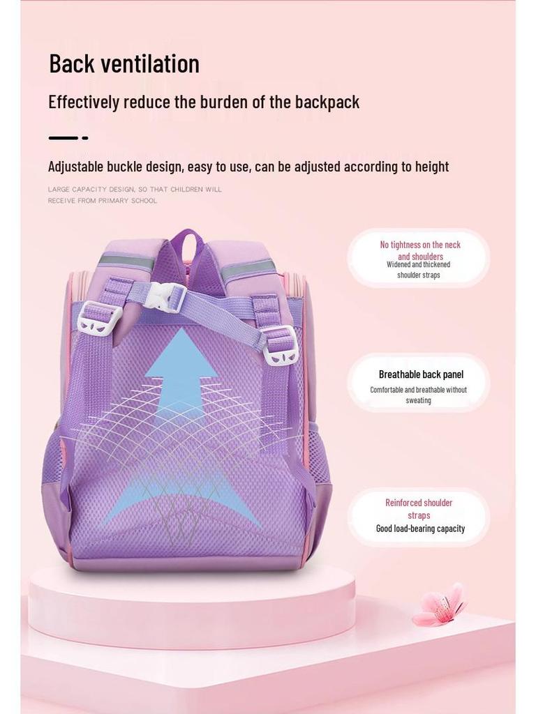 Cartable Mignon de Dessin Animé: Sac à dos léger à double bretelle pour élèves de maternelle et des premières années