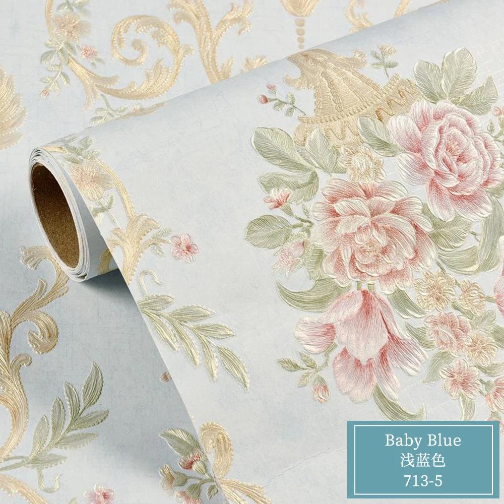 Retro Plum Blossom AB with Self Adhesive Wallpapers  Bedroom Living Room Restaurant Home Decoration Wallpaper Self Adhesive