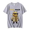 Honey Dealer Funny Bee Graphic T Shirt Men Women Fashion Y2k Clothing T-shirt Summer Casual Oversized Cotton T-shirts Streetwear