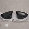 For Honda 11th Civic 2022-23 Carbon Fiber Horn Style Side Mirror Cover Caps Trim