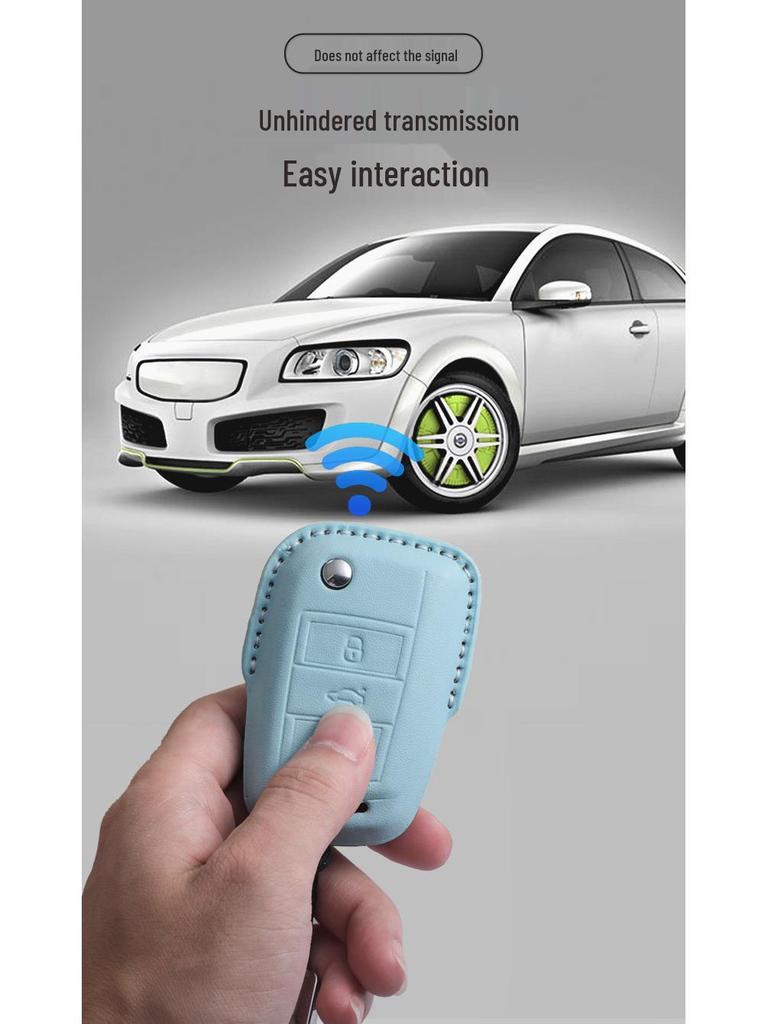 Volkswagen Key Case - Compatible with Lavida, Sagitar, Tharu, T-Roc, Polo, Tayron, Tiguan, Bora, CC - Green