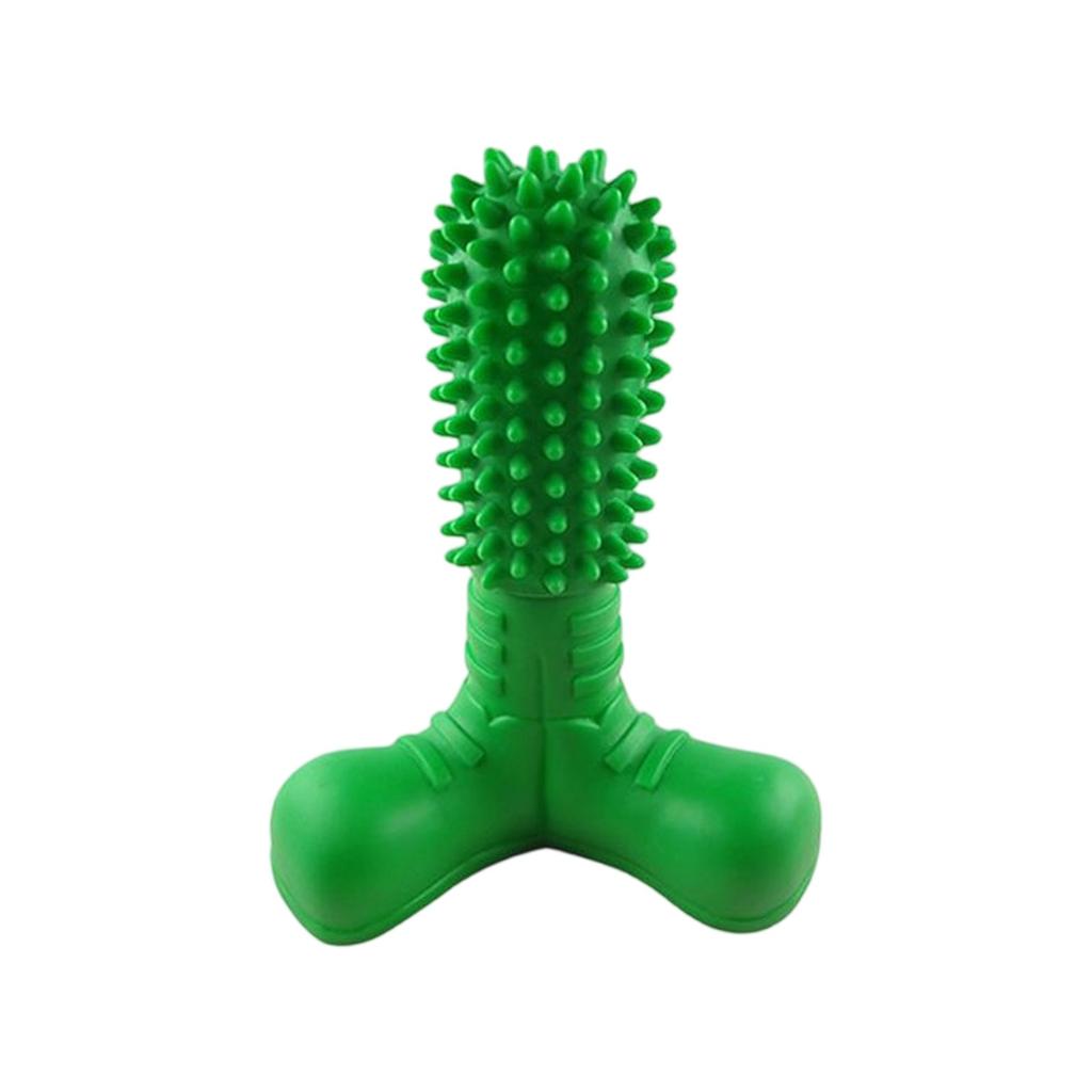 Pet Supplies Bones Shaped Grinding Rod PVC Toothed Dog Sound Toy
