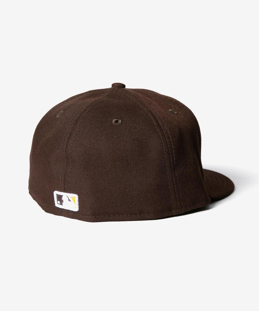 New Era 59FIFTY Brown Size 7 Cap, & Yellow, 3/8" (Used)