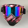 Moto Snow Goggles Mask UV400 Outdoor Riding Men's Windproof Sand Goggles Helmet Mask Mask