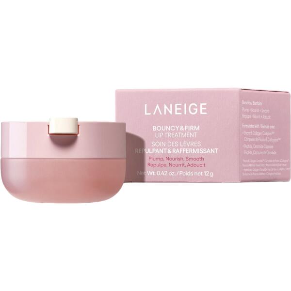 LANEIGE Bouncy & Firm Lip Treatment 12g, Ujędrniający, Odżywczy, Nawilżający, Kosmetyki Koreańskie, Kbeauty, próbka