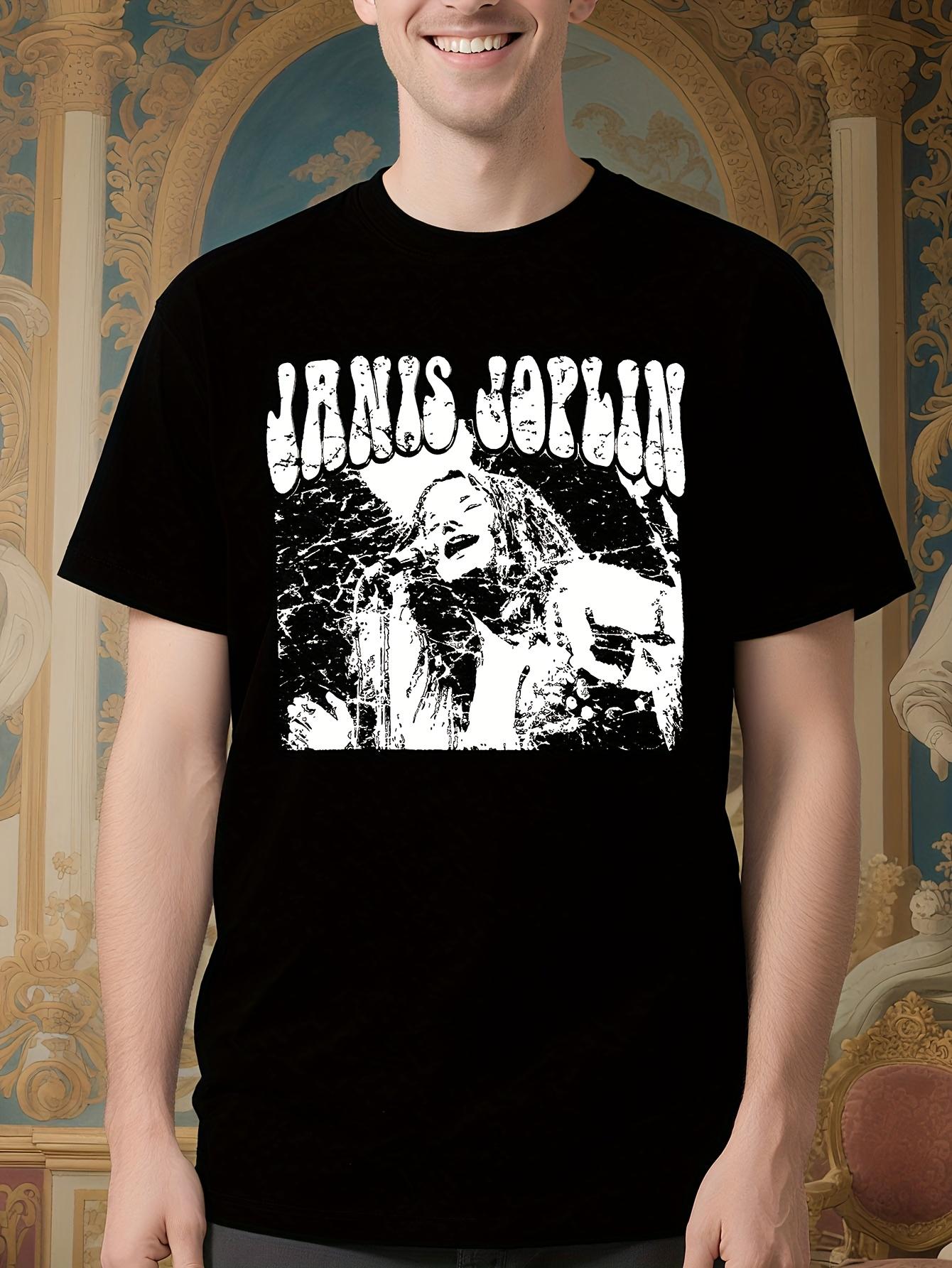 Vintage Rock Band Tee - Janis Joplin Graphic Tshirt with ... XXXXL