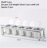 Stainless Steel Transparent GN Pans Visible Food Exhibition Plate Basin Tray Milk Tea Shop Basin Container Storage Box with Rack