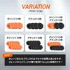 La Kissa Polisher Buff for Fine to Fine and Medium Set of for Car Car and Easy High Velcro Washable each in Orange and Sponge, 125mm, Ultra-Fine