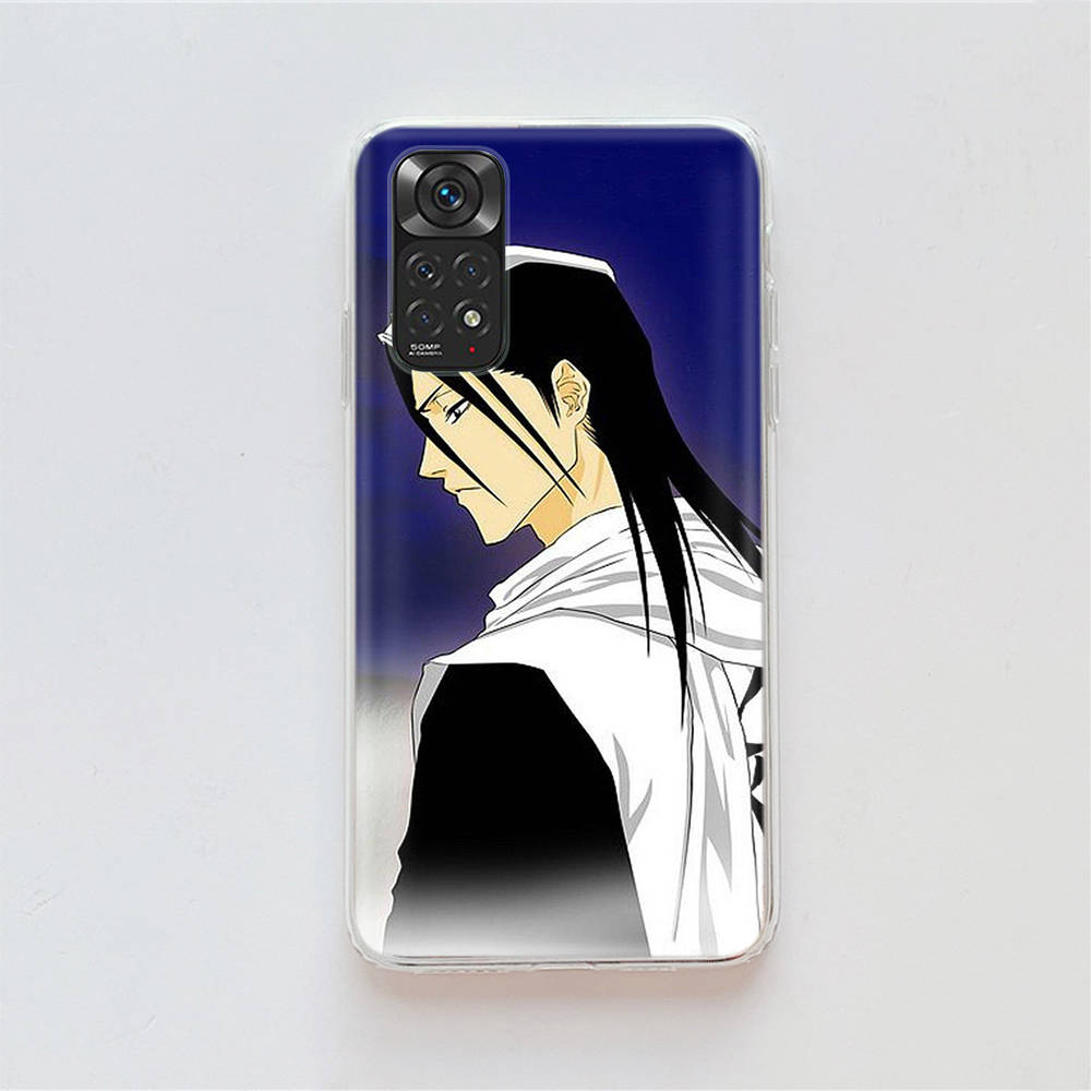 DT26 Bleach Hülle für Samsung A04 A14 A23 A34 A54 M23 M33 M52 M53 Realme 10 9 C30S C35 C55 VIVO Y02S Y21 Y33S Y51 X80 Pro Klare Hülle