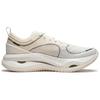 New LiNing Cushioning Abrasion Resistant Lightweight Rebound Low Top Running Shoes Women's Ecru ARHU006-23