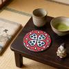 1 Set Bohemian Print Tableware Placemats Ideal Gift Floral Pattern Cute Home Decor Scald-Resistant Multi-style