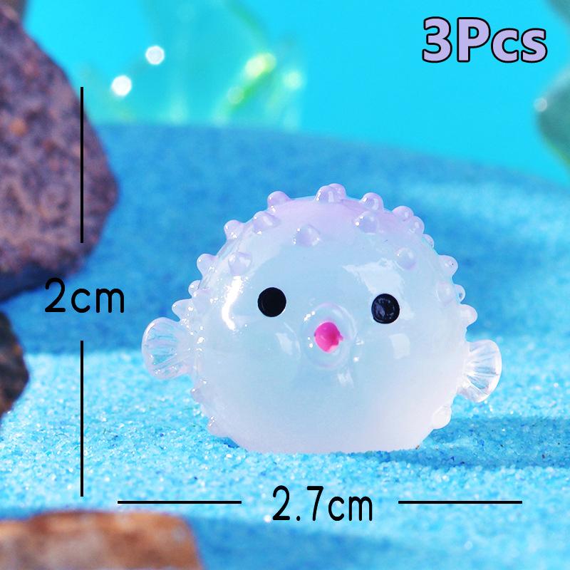 

3 шт. мультяшная светящаяся рыба-собака, украшение для аквариума, искусственная подводная рыба-собака, маленькое украшение, аксессуары, подарки