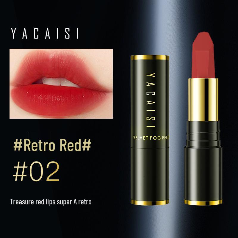 

Yacai Si Hyaluronic Acid Velvet Matte Non-Stick Long-Lasting Lipstick 3.5g