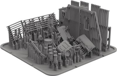 ROKIT Studio Scale Russian Main Battle Tank Upgrade Parts Set Meng Plastic Model Parts RKS720601 1/72 T-72B3M (for Models) (Tank)