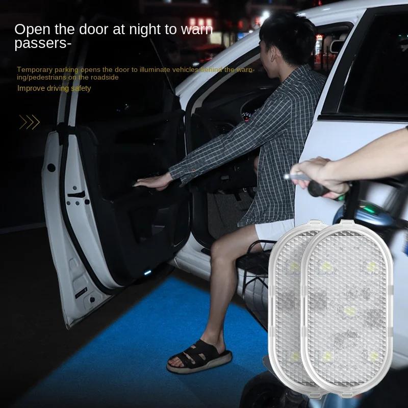 

Super Bright LED Car Door Lights for Enhanced Vehicle Safety Premium Magnetic Control Car Door Lights for Added Convenience білий