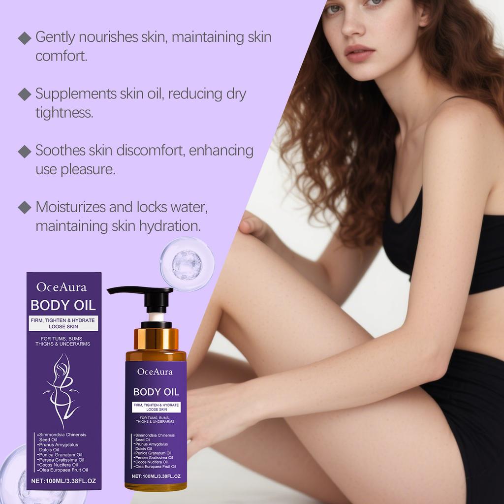 OCEAURA Body Moisturizing Oil Gentle Ingredients Body Care Daily Nourishment Massage Comfort Oil 200ml