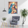 DIY Religious Icon 5D Diamond Painting Full Drill Cartoon Diamond Embroidery Cross Stitch Mosaic Rhinestone Home Decor