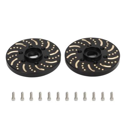 Brass Wheel Weights Brass 6 Hole Wheel Hex Hub Adapter Weight for 1.9in 2.2in Beadlock Wheel Rim