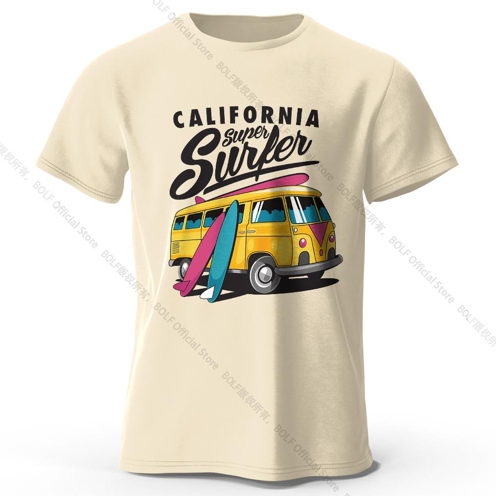 Surfer Sunrise Silhouette Printed Unisex Men Women T-Shirt Tees Tops 100% Cotton Ocean Wave Graphic Morning Ritual