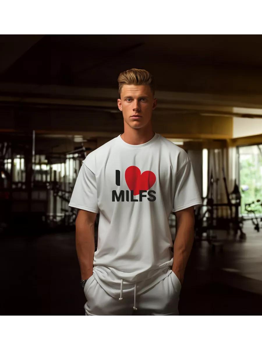 Oversized MILFS print T-shirt 2XL