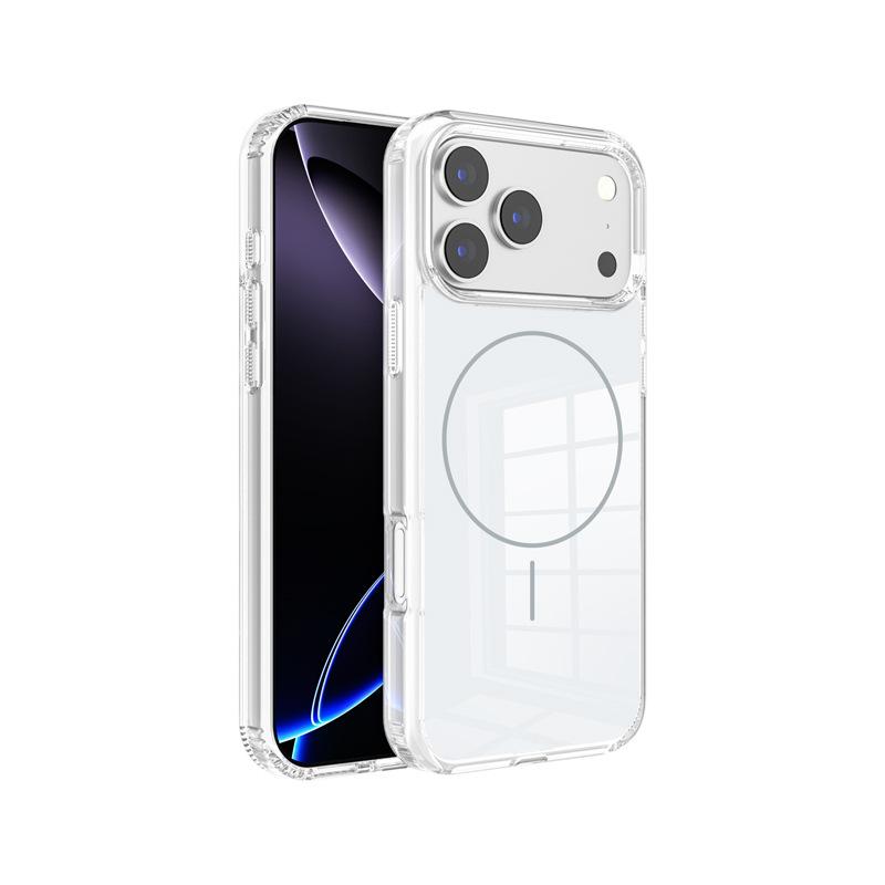 Space Case Is Suitable for Apple 17promax Mobile Phone Case Ins Macaron Color Samsung S26 Magnetic Anti-drop Protective Case.