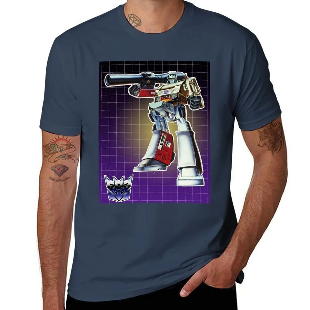 New Megatron G1 Box Art TShirt Short Sleeve Tee Custom T Shirt Graphic T Shirts Unisexs Clothing