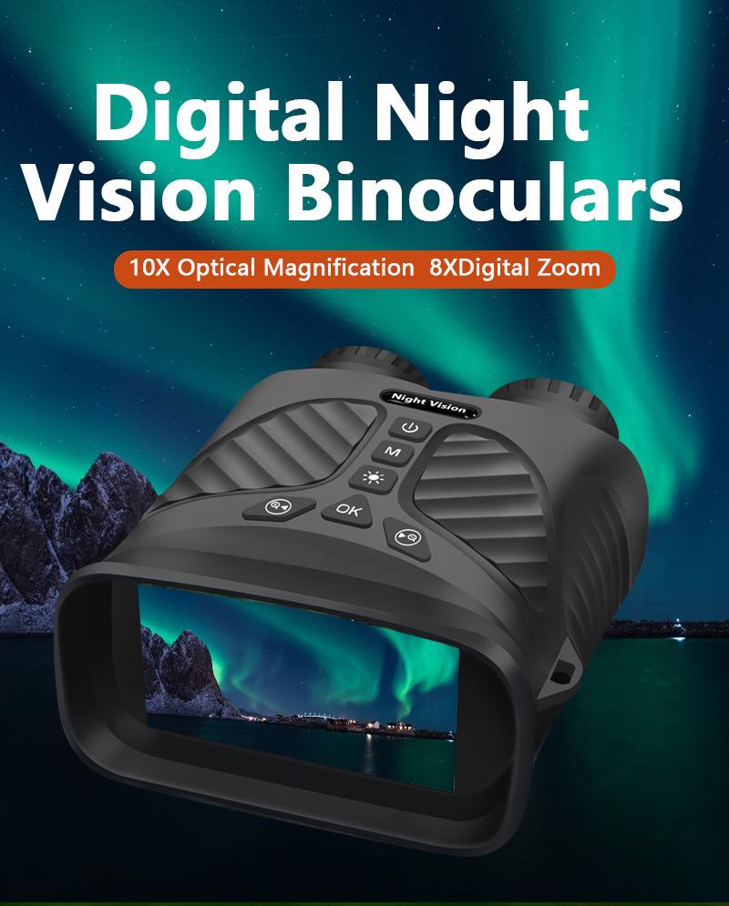 2.5K HD Infrared Night Vision Binoculars with Camera - Perfect for Bird Watching and Hunting
