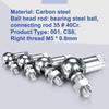 4Pcs M5 M6 M8 M10 Ball Joint Rod End Bearing Right Angle CS8/CS10/CS13/CS16 Rod End Ball Bearing