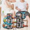 DIY Assemble Track Race Car Toy Fine Motor Skill Playset Vehicles for Child 62pcs