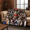 Legends Rapper Collection HIP HOP Rap Star Art Flannel Blanket,Cozy Soft Throw Blanket for Home Bedroom Bed Sofa Cover Gift Kid