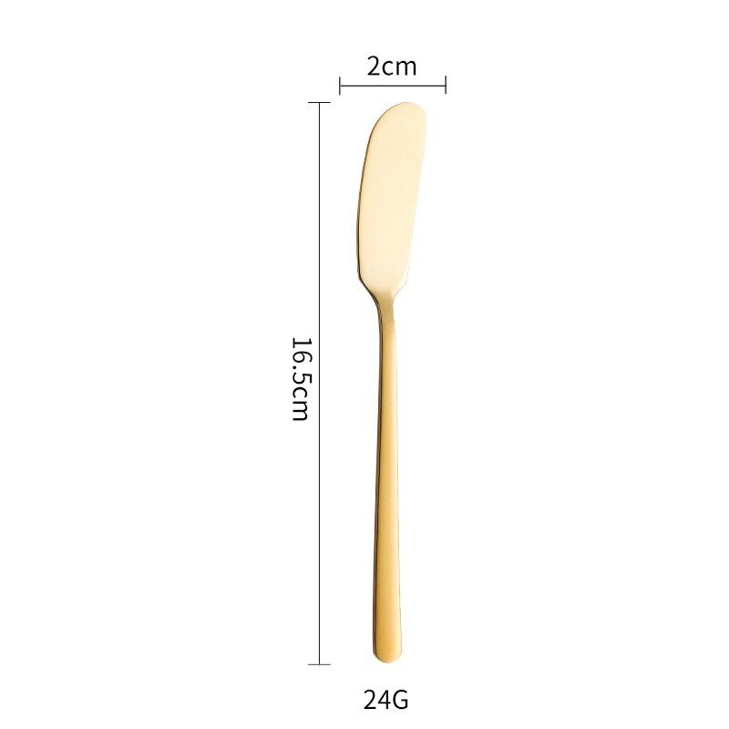 Stainless Steel Butter Knife Cheese Cutting Tool Dessert Jam Spreader Toast Wiper Cream Bread Slicer Kitchen Gadget