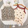 Set de camisole de bumbac pentru fete, vara 2025: Sosiri Noi Elegante Clasa A