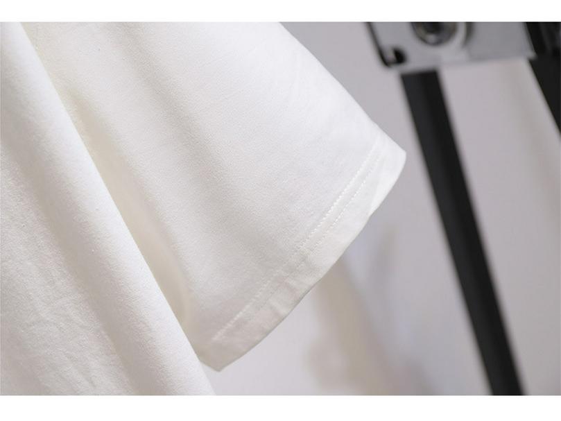 Plus Size Lace-Up Bow T-Shirt for Women - 2024 Summer Slimming Casual Top