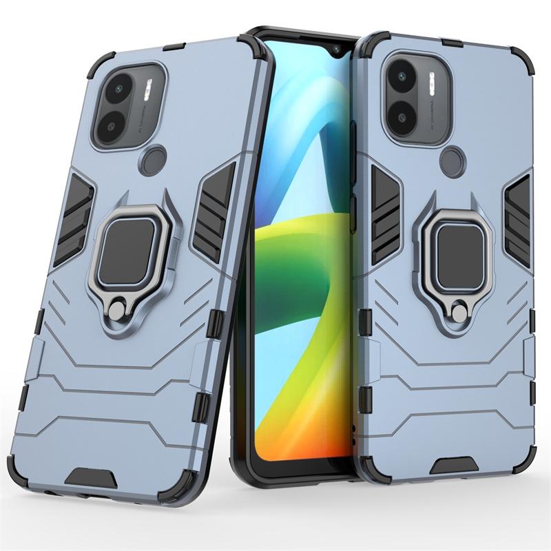 For Redmi A1 Plus Case Cover Xiaomi Redmi A1 Plus Capas Shockproof Bumper Magnetic Metal Holder Cover Redmi A 1 A1 Plus Fundas