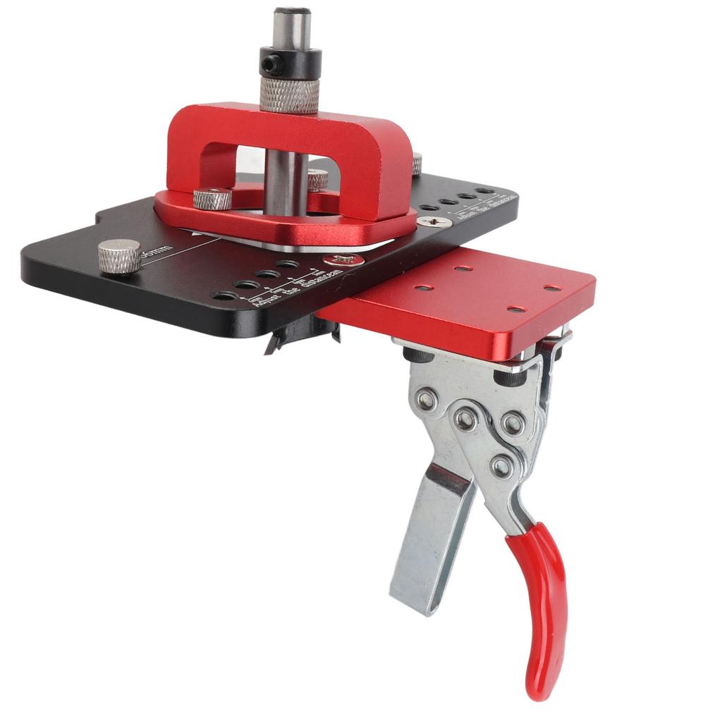 Concealed Hinge Jig 35mm Door Hinge Hole Drilling Guide Drill Bit Kit Set for Woodworking
