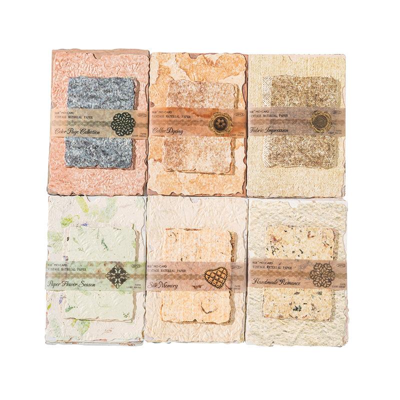 28 Blatt Scrapbook-Papier Vintage Journaling-Zubehör Bastelsets für Planer Ästhetisches Collage-Album Bilderrahmen