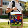Firemans Sams Insulated Lunch Bags Thermal Bag Reusable,Lunch Container Firefighters High Capacity Lunch Box Tote Men Women