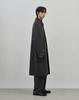 Work On Body Off Rubin Semi-Overfit Wool Balmacaan Coat [Charcoal]