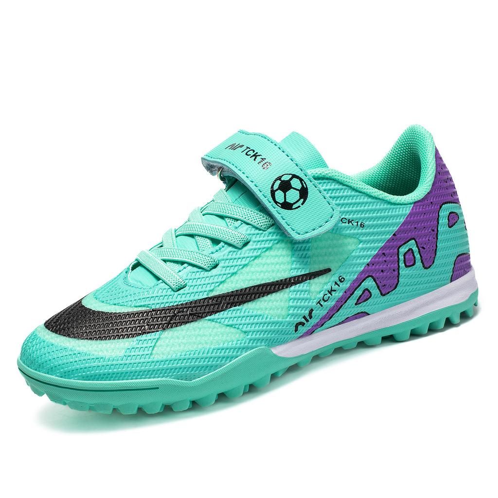 Velcro Football Shoes Boys Teens Students Shred Nails Lawn Training Field Sports Football Shoes