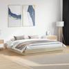 Vidaxl Bed Frame, Sonoma Oak, 180X200 Cm, Wood-Based Material
