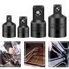 Socket Fittings Ratcheting Wrenches for Auto Maintenance Converter Reducing Auto Repair Tools 4pcs Square Socket Adapters